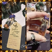 Goddess Hekate offering crystal bottle