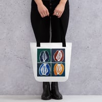 Image 1 of PoP aRt VaGiNa Tote bag