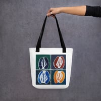 Image 2 of PoP aRt VaGiNa Tote bag