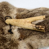 Image 1 of Natural Fork Slingshot.  Maple wood Catapult, Gift for hunter, Target Shooting, Sling Shot