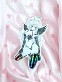 Heaven Sent Anime Oil Slick Angel Holographic Sticker