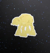 Pastel Yellow ATAT Sticker! 50% Off Stickers! Only $2.50 each!!