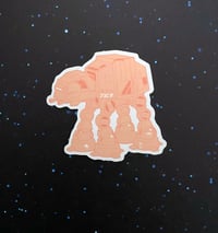 Pastel Orange ATAT Sticker! 50% Off Stickers! Only $2.50 each!!