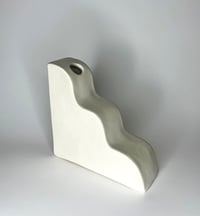 Image 2 of Wave Vase ~ White Sand