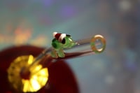 Image 5 of Santa Hat Turtle Glass Drinking Straws