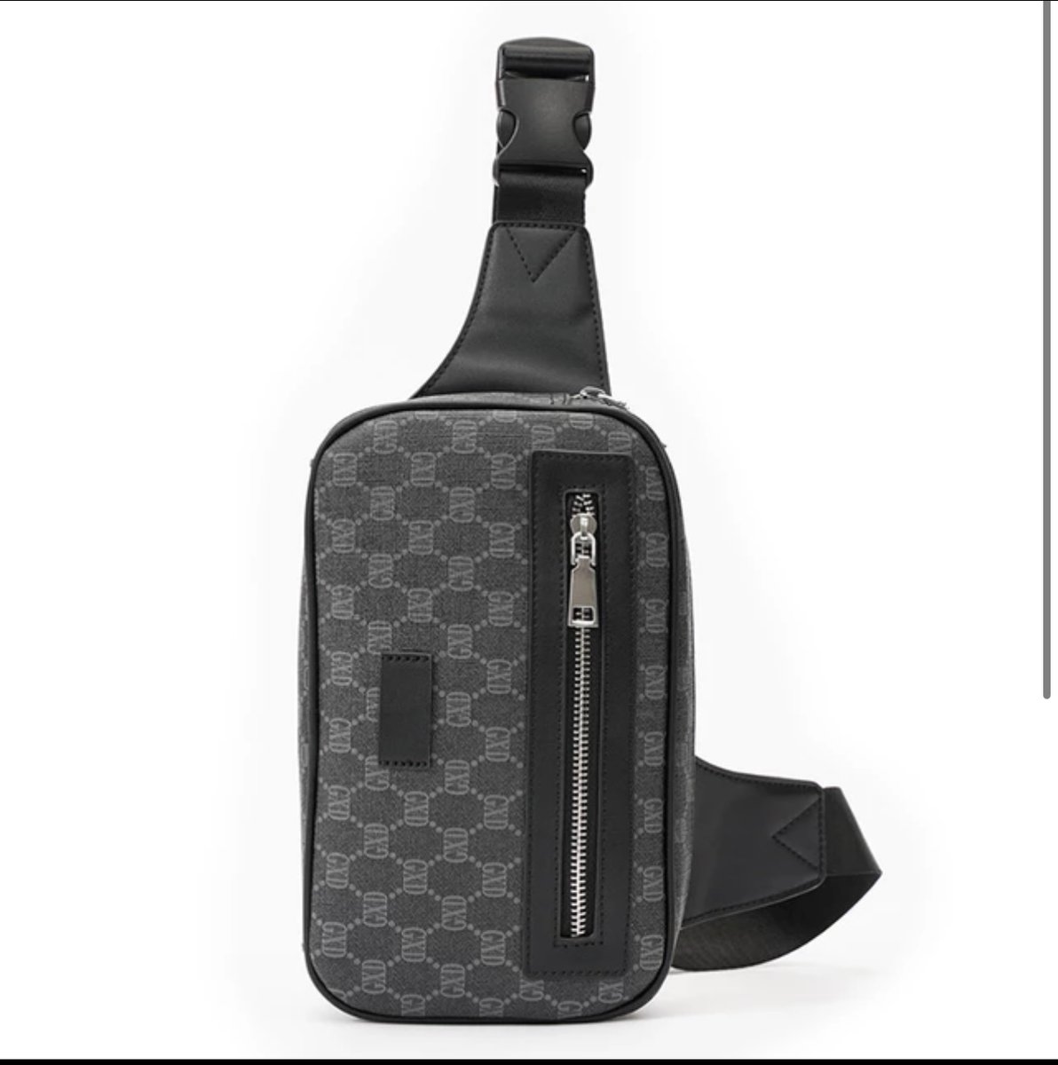 Luxury Designer Bags Men CrossBody Bags Plaid Zipp Chest Bag for