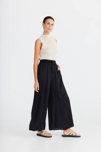 Image of Liza Pant. Black. By Brave and True Label. 