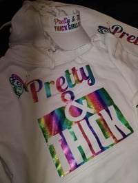 Image 4 of PRETTY AND THICK  LOVE IS 💕 LOVE PRIDE JOGGING SET