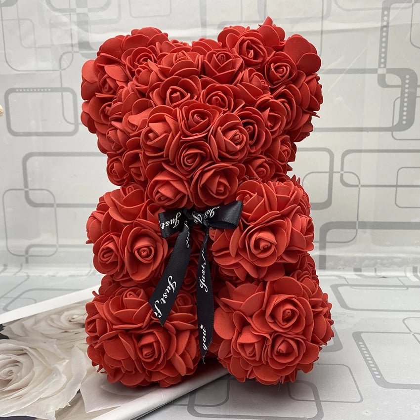 Image of  roses bear teddy bears