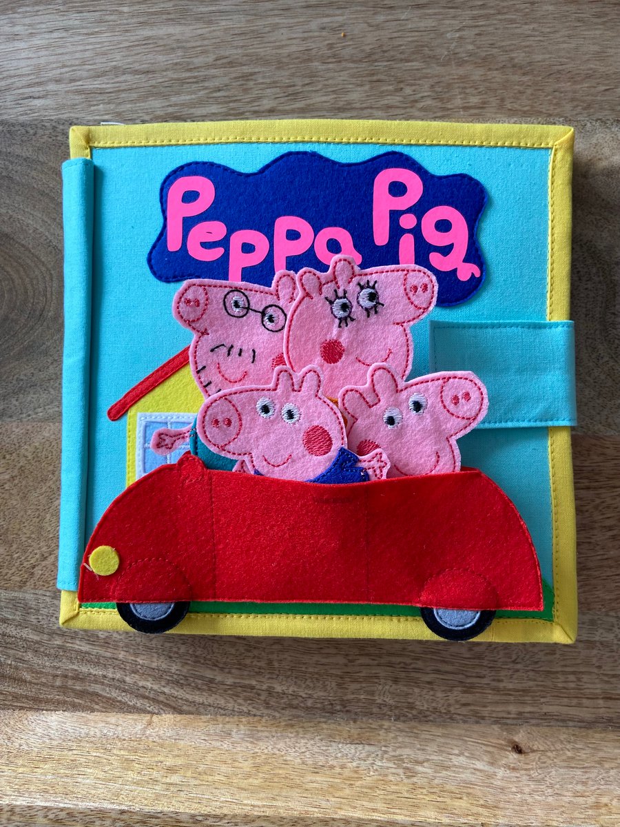 Peppa Pig Quiet Book  Destinys Design Shop