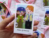 Image 3 of EMMA AND ALAN BOOKMARKS + POLAROID