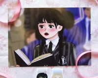 Image 2 of WEDNESDAY ADDAMS BOOKMARKS + PRINT