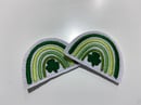 Image 2 of Boho Rainbow Shamrock Feltie