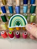 Image 1 of Boho Rainbow Shamrock Feltie