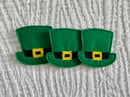 Image 2 of Leprechaun Hat Embroidered Feltie 