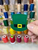 Image 1 of Leprechaun Hat Embroidered Feltie 