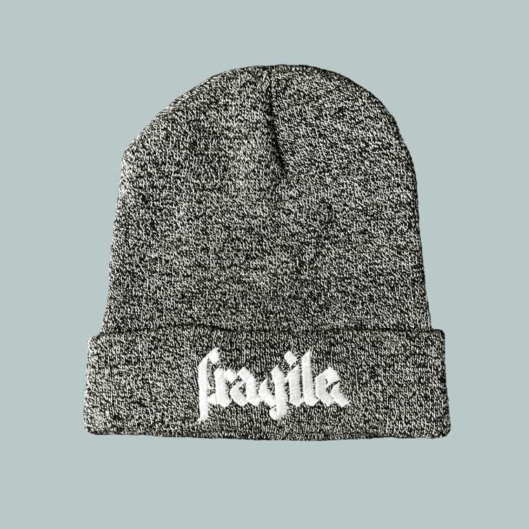 Image of Fragile Gothic Beanie Grey