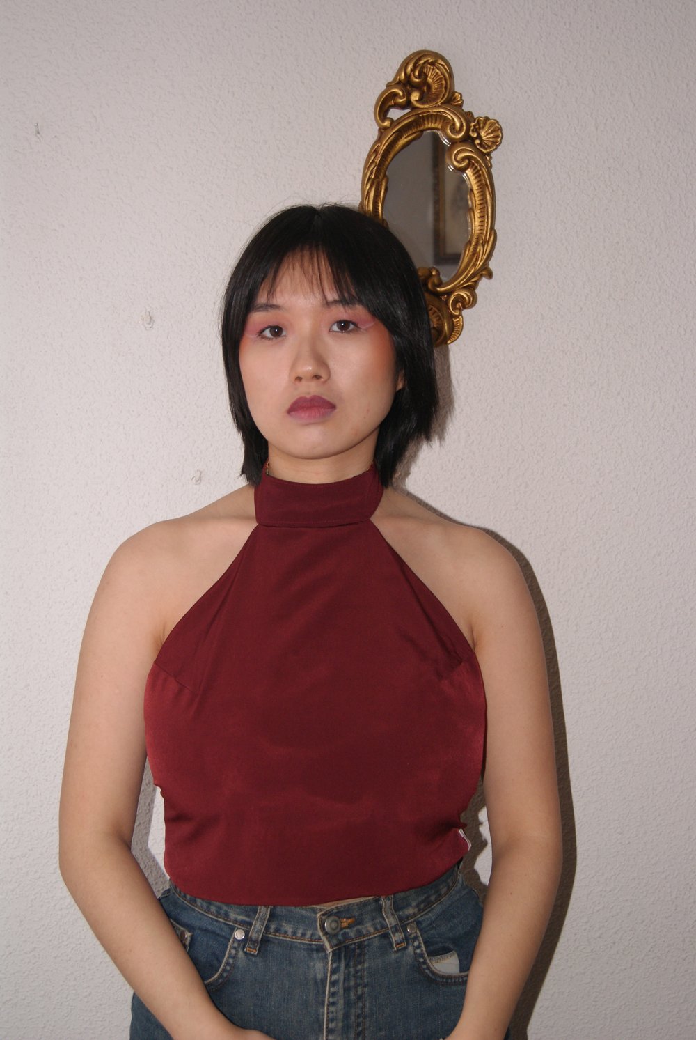 Image of Top Carmela Burgundy