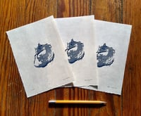 Image 3 of "Simbi", two block woodcut on paper