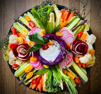 Image 1 of NEW!!! 16" Round Gourmet Vegetable Platter