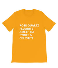 CRYSTAL LOVE T-SHIRT - YELLOW