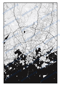 Suomen Kaupunki - Hiirimatto / pelimatto A3 koko