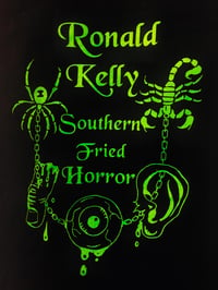 Image 2 of Southern Fried Horror T-Shirt (Green Design)