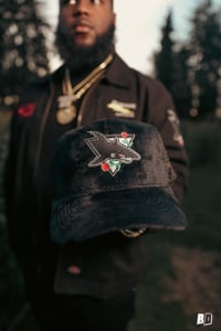 Image 5 of Rose Shark Suede Trucker Hat 