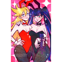 P*nty and St*cking Bunny Girls Print