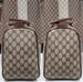Image of Vtg. Gucci Brown Monogram Boston Bag