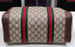 Image of Vtg. Gucci Brown Monogram Boston Bag