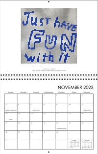Image 5 of OUT OF OFFICE 2023 Wall Calendar 11'x8.5"