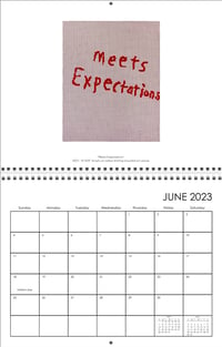Image 3 of OUT OF OFFICE 2023 Wall Calendar 11'x8.5"