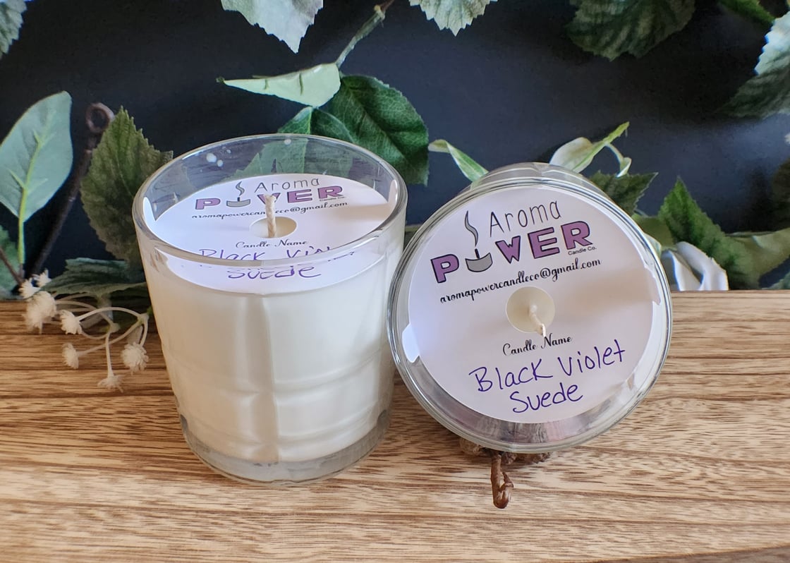 Image of Black Violet Suede