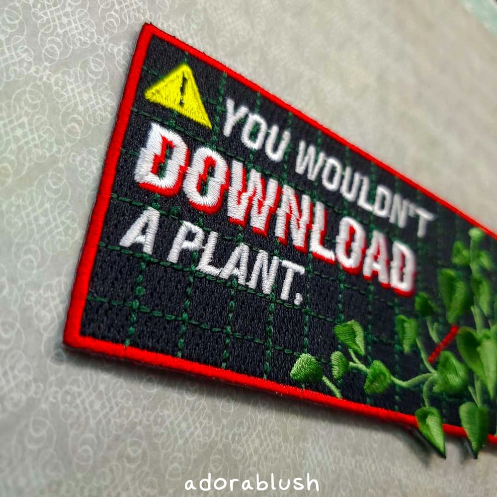 "Plant DLC" - Embroidered Patch