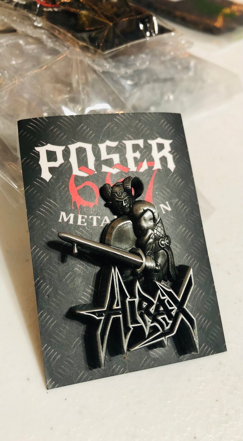 HIRAX Immortal Legacy Pin Badge (German Import) USA Shipping.