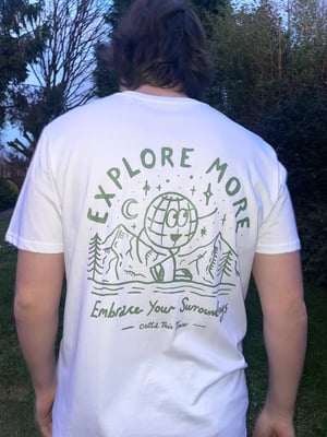 Image of Explore More T-Shirt | White 🌐
