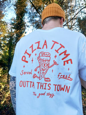Image of Pizza Time T-Shirt White 🍕