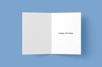 Image 3 of Sneaker / Trainer Happy Birthday Card - Manc GT