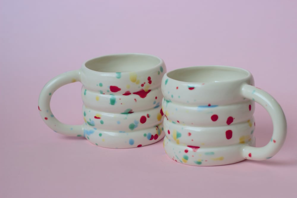 Image of SALE - Confetti ripple mug