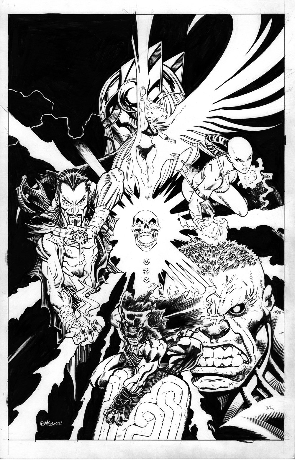 Avengers 1,000,000 BC 1 Cover Ed McGuinness Art