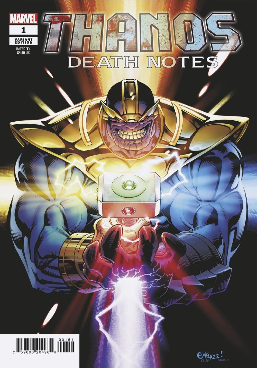 Thanos : Death Notes 1 Cover