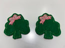 Image 2 of Bow Shamrock Feltie