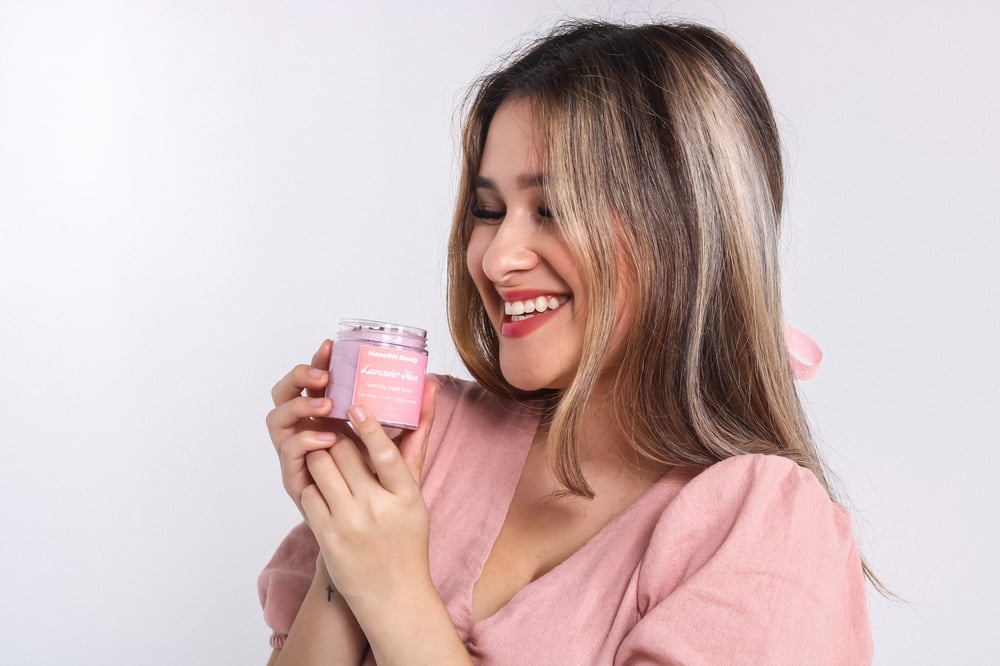 Image of Lavender Moon Foaming Sugar Scrub