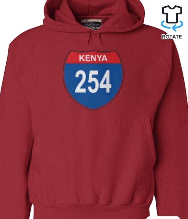 Image of 254 adult burgundy hoodie