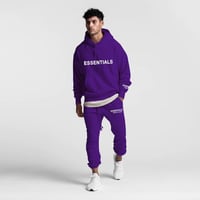 Purple Essentials Skinny Joggers Set