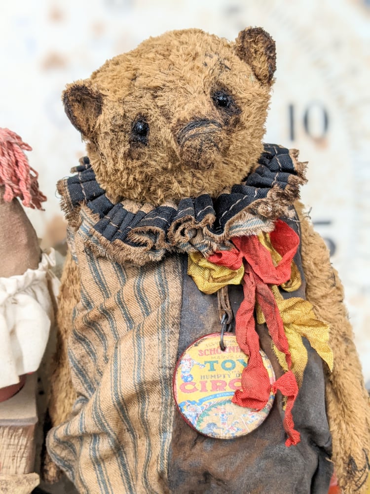 Image of Big 10.5" - Schoenhut Toy Bear - Vintage Antique style carnival Teddy Bear by Whendi's Bears.