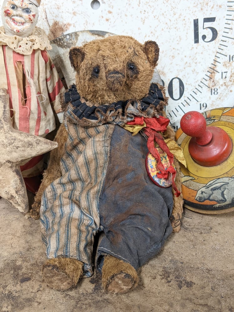 Image of Big 10.5" - Schoenhut Toy Bear - Vintage Antique style carnival Teddy Bear by Whendi's Bears.