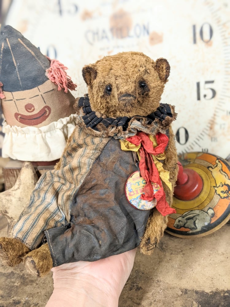 Big 10.5" - Schoenhut Toy Bear - Vintage Antique style carnival Teddy ...