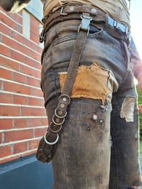 Image 2 of Y-strap Belt with Suspenders